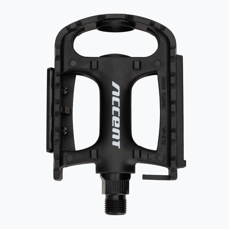 ACCENT Range dviračių pedalai juodi 4