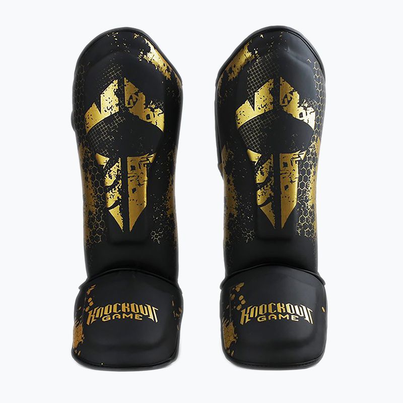 Ground Game Cage Gold blauzdikaulių apsaugos juoda SHINGUCGOLDS 2