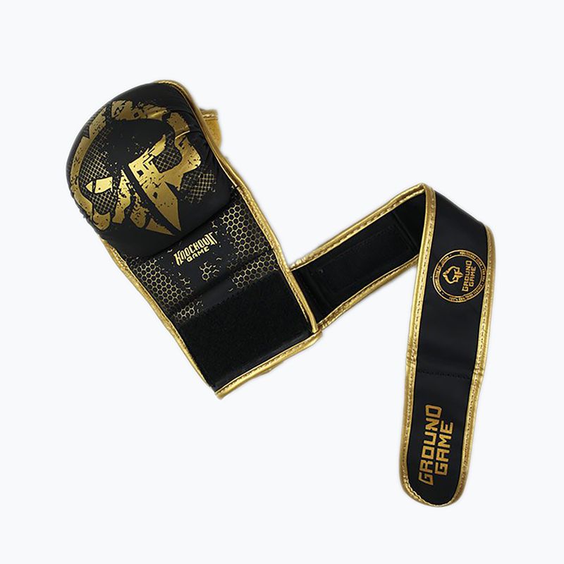 Ground Game MMA Cage Gold sparingo pirštinės MMASPARGLOCGOL 3