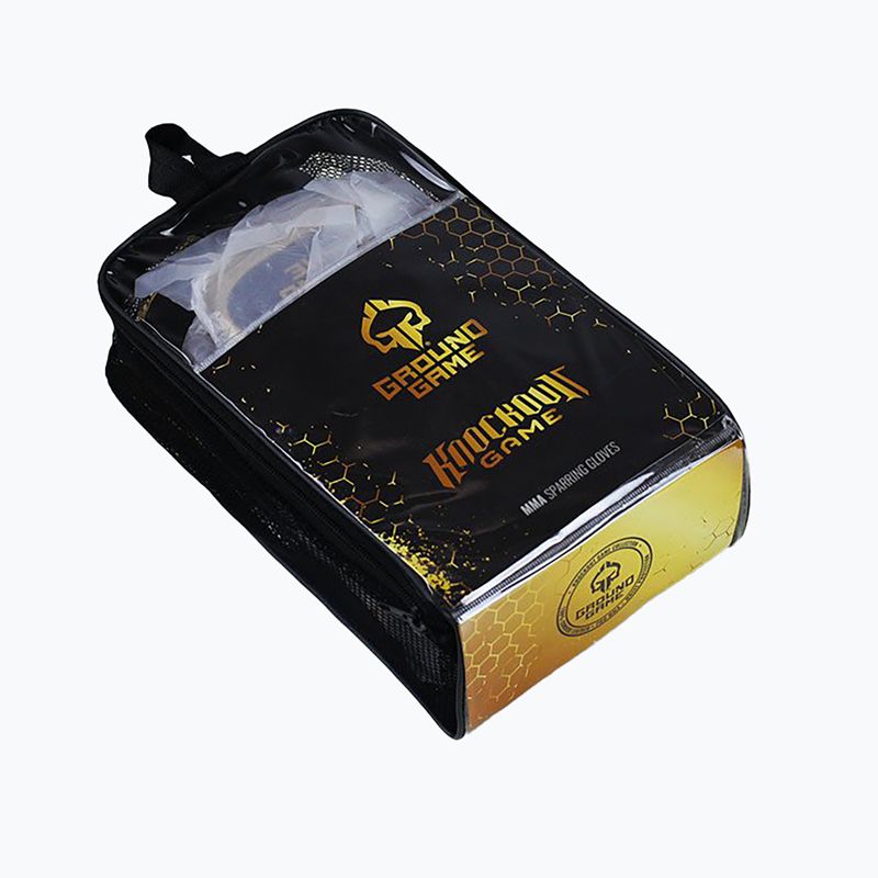 Ground Game MMA Cage Gold sparingo pirštinės MMASPARGLOCGOL 8