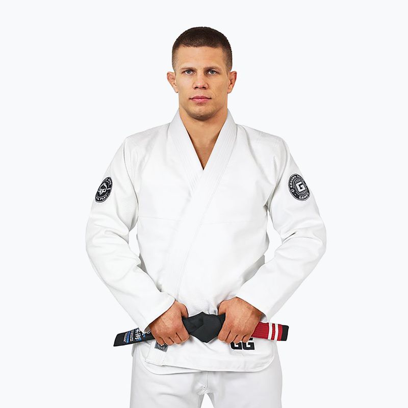 GI for Brazilian jiu-jitsu vyriškas Ground Game Gamer white GIGAMERWH