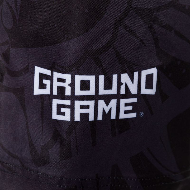 Vyriški Ground Game MMA Poland treniruočių šortai juodi MMASHOPOLS 3