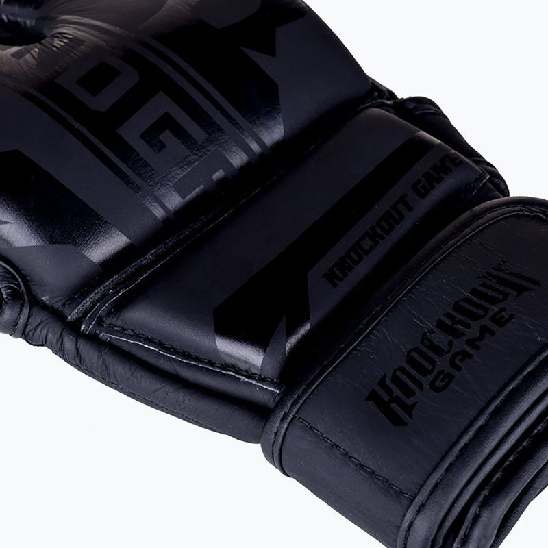 Pirštinės MMA Ground Game MMA Stripe Black juodos 6