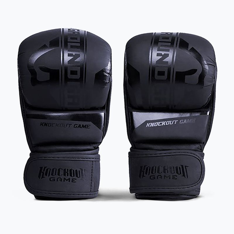 Ground Game MMA sparingo pirštinės MMA Stripe Black 21MMASPARGLOSTRBL 6