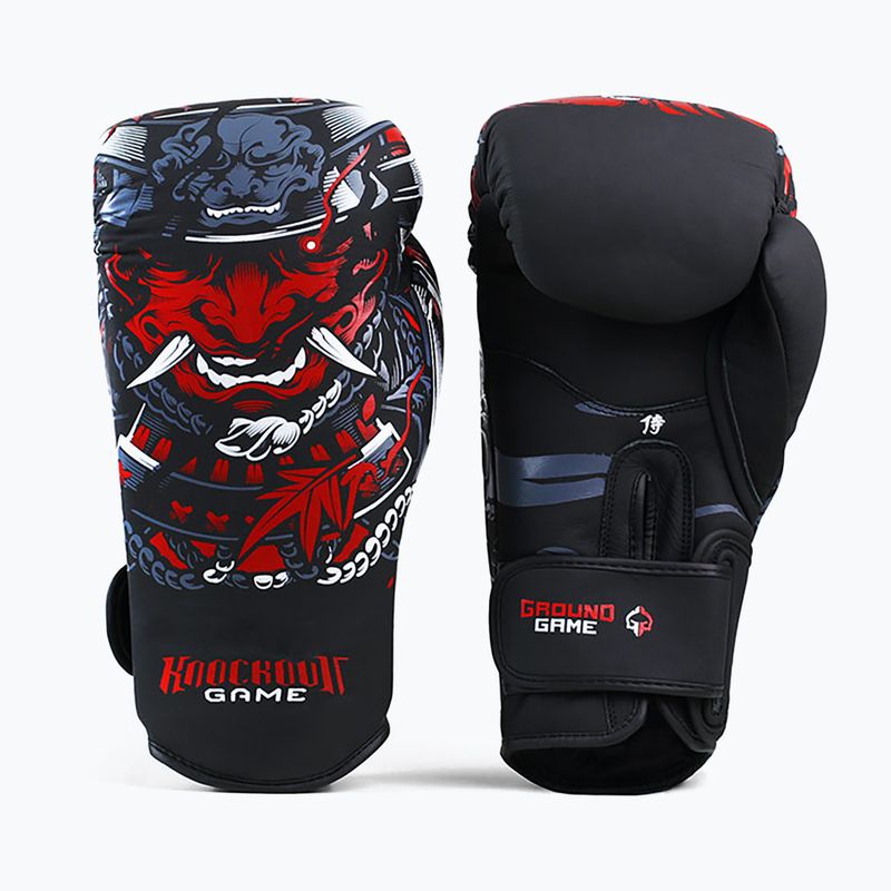Ground Game "Samurai" bokso pirštinės juodos 21BOXGLOSAM10