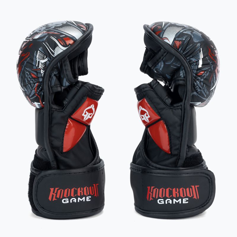 Ground Game MMA sparingo pirštinės "Samurajus" juodos 21MMASPARGLOSA 4