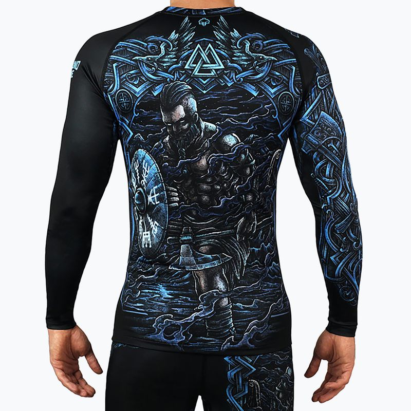 Vyriška Ground Game Viking Rashguard juoda-mėlyna 21RASHVIKLS 2