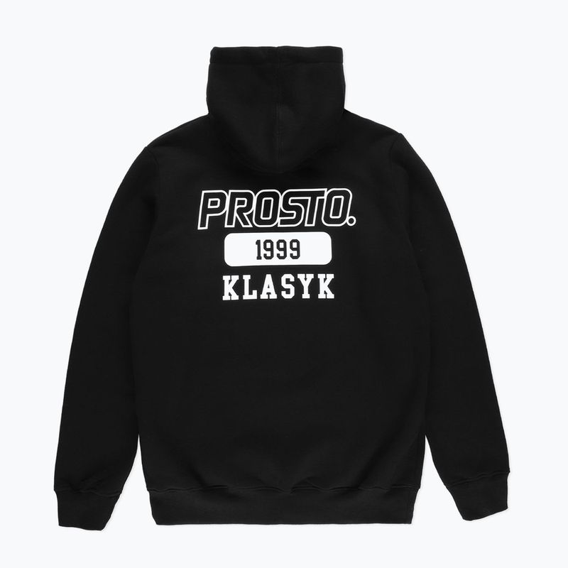 Vyriškas PROSTO Plelog džemperis su gobtuvu black KL222MSWE2013 2