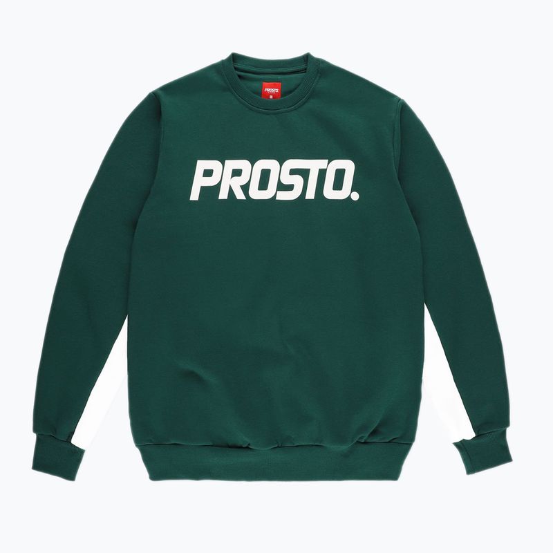 PROSTO Classic XXII vyriškas džemperis žalias KL222MSWE1034