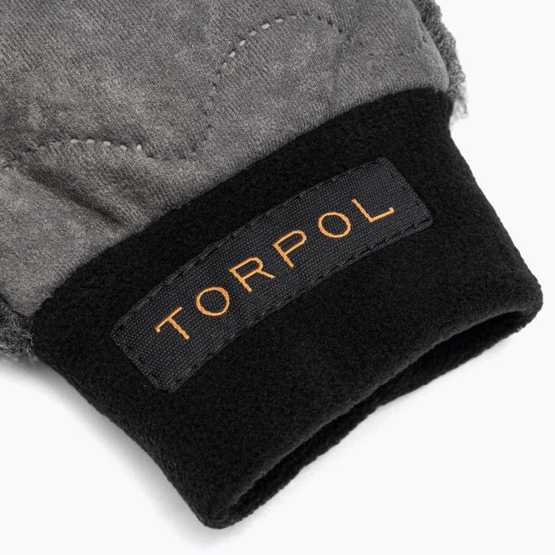 TORPOL žirgų priežiūros pirštinė pilka 390-005 3