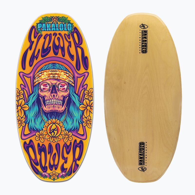 Skimboardo lenta PAKALOLO Flower Power S/M multicolor