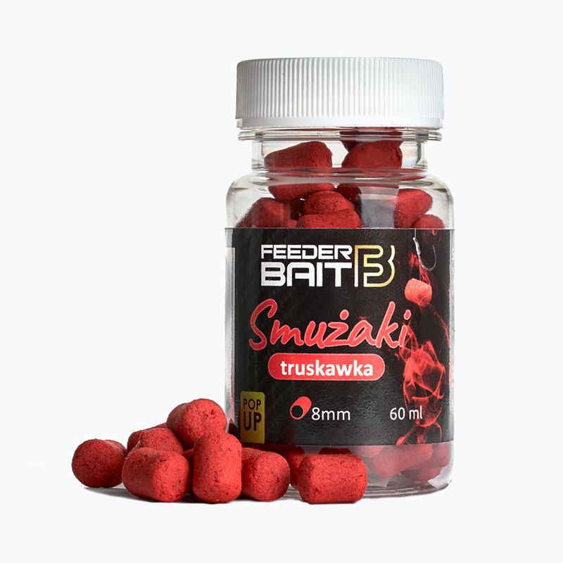 Dumbells Feeder Bait masalas kabliukas masalas Strawberry 8 mm 60 ml FB16-1