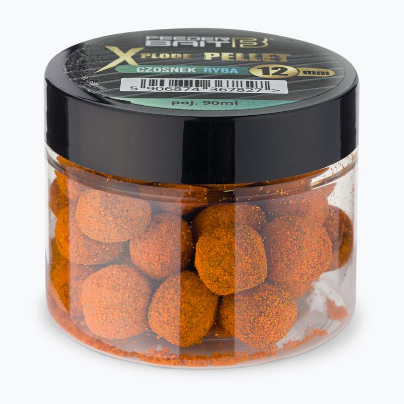 Maitinimo masalas Xplode kabliukų granulės Garlic Fish 12 mm 90 ml FB23-3