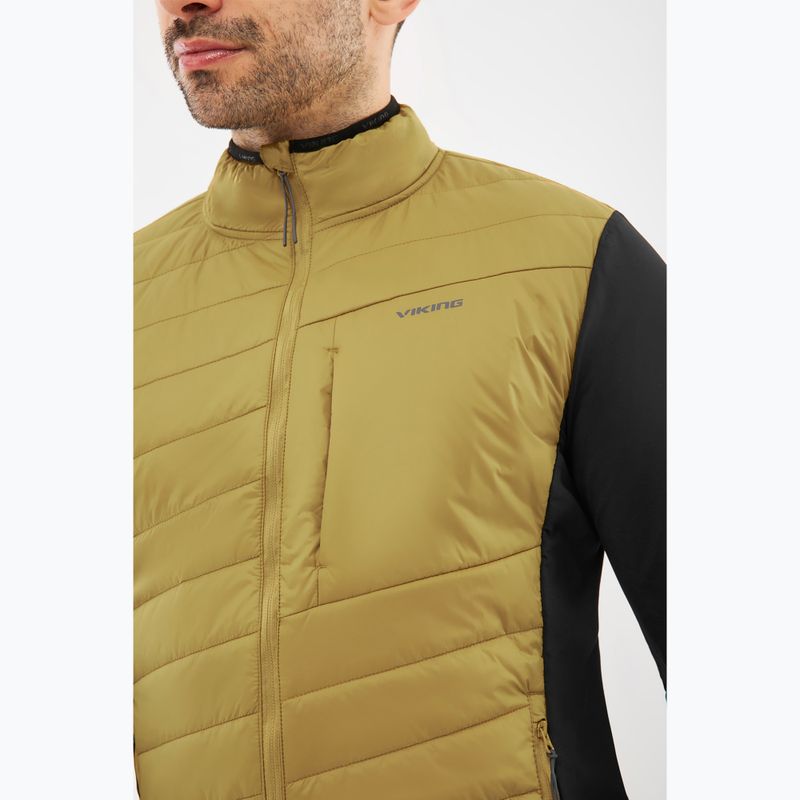 Vyriška hibridinė striukė Viking Zemu black/brown 4