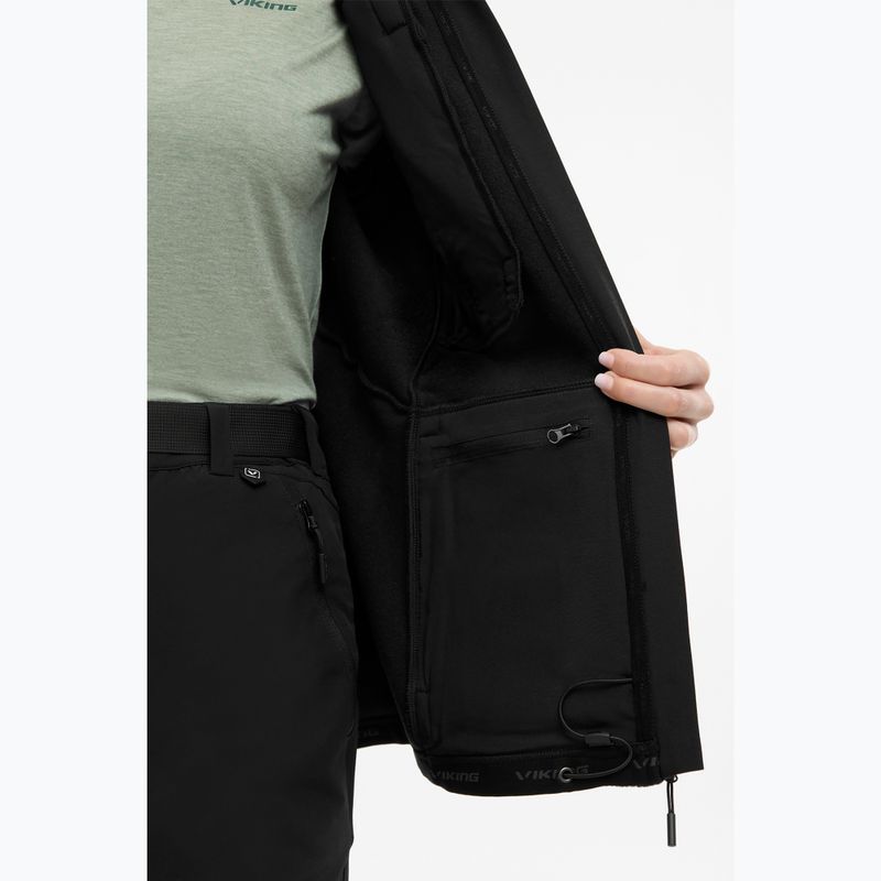 Moteriškas flisinis džemperis Viking Migano black 6