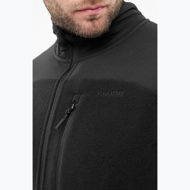 Vyriškas flisinis džemperis Viking Migano black 4