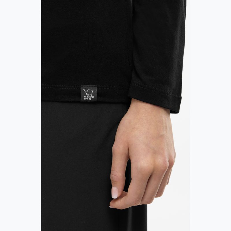 Moteriški termoaktyvūs marškinėliai su ilgomis rankovėmis Viking Andali black 6