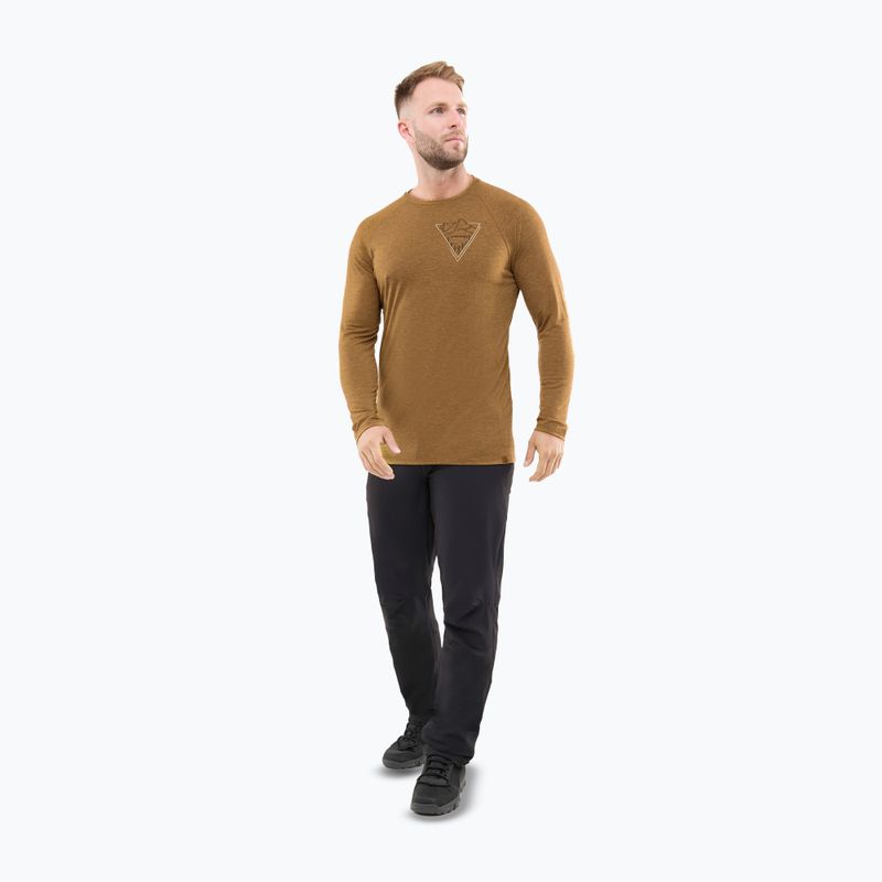 Vyriški termoaktyvūs marškinėliai Viking Andali brown 2