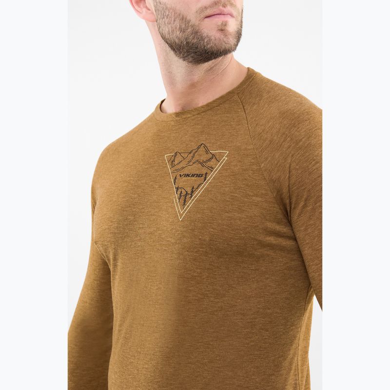 Vyriški termoaktyvūs marškinėliai Viking Andali brown 4