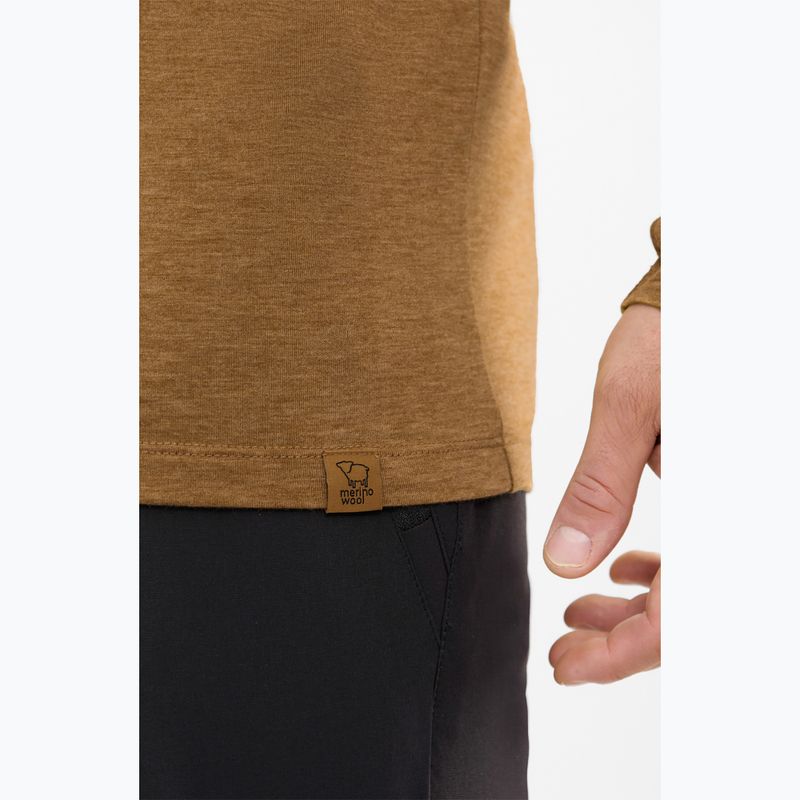 Vyriški termoaktyvūs marškinėliai ilgomis rankovėmis Viking Andali brown 6