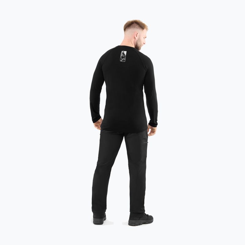 Vyriški termoaktyvūs marškinėliai Viking Andali black 3