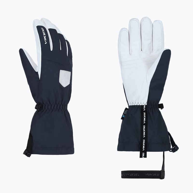 Vyriškos slidinėjimo pirštinės Viking Sven Ski navy/white 7