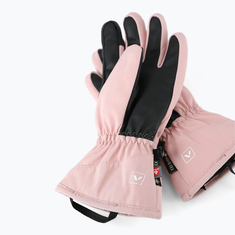 Moteriškos slidinėjimo pirštinės Viking Sherpa 2.0 Gore-Tex Ski pink/white 3