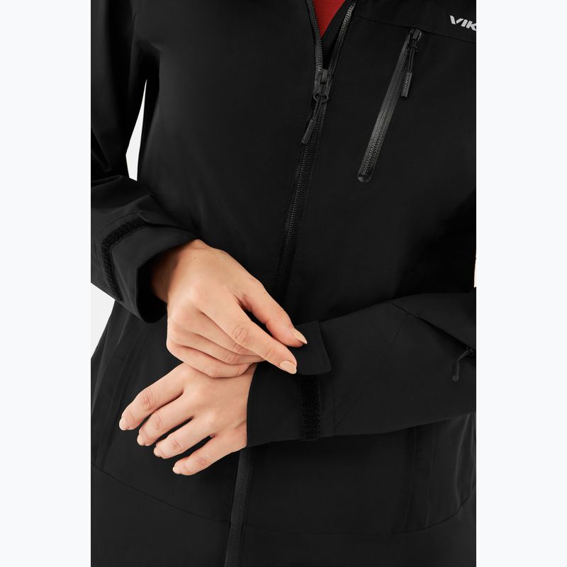 Moteriškas lietaus paltas Viking Trek Pro 2.5 black 6