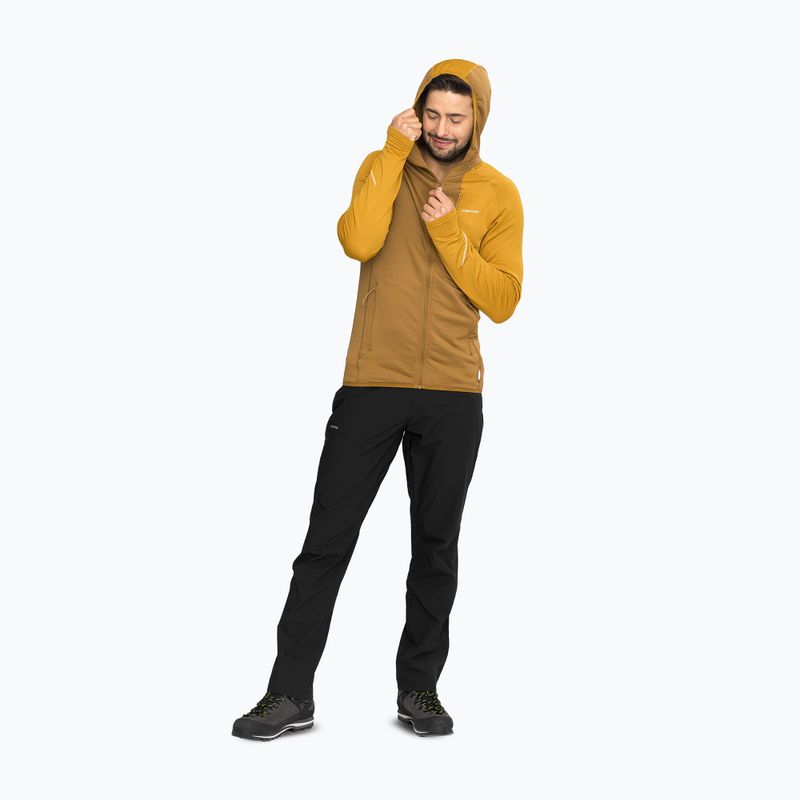 Vyriškas žygio džemperis Viking Birger Hoodie light brown/yellow 4