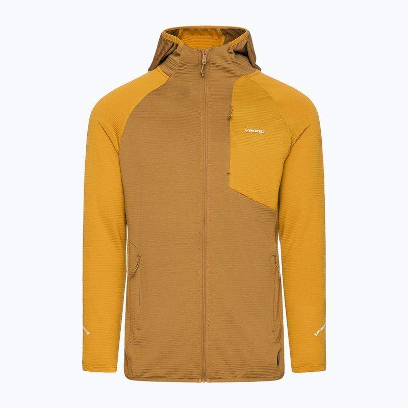 Vyriškas žygio džemperis Viking Birger Hoodie light brown/yellow 8