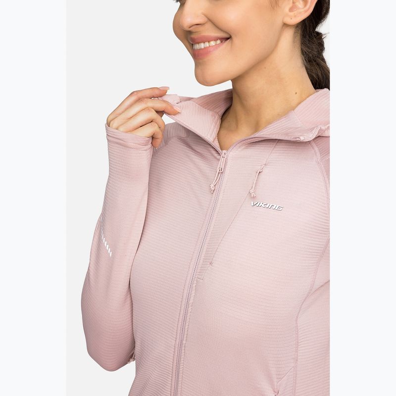 Moteriškas žygio džemperis Viking Birger Hoodie pink 5