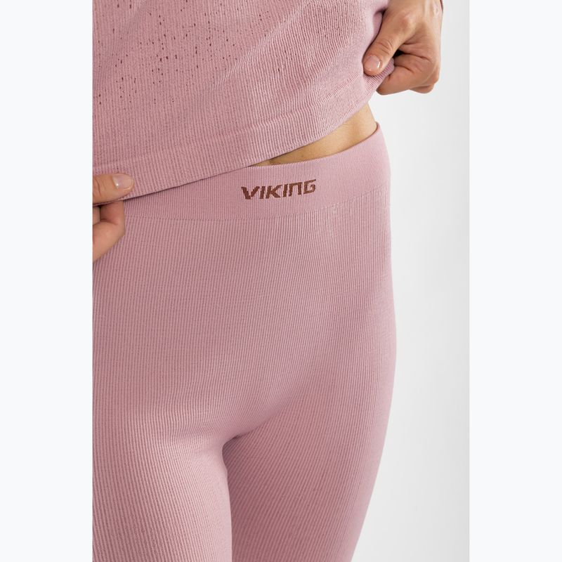 Moteriškas termo apatinio trikotažo komplektas Viking Altis Base Layer pink 7