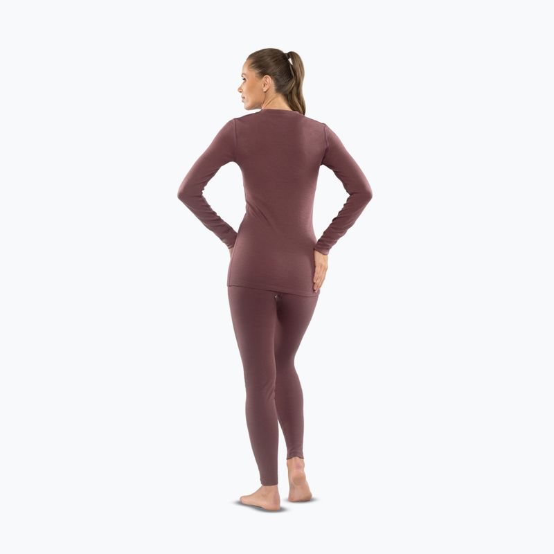 Moteriškas termo apatinio trikotažo komplektas Viking Meriboo Base Layer pink 2