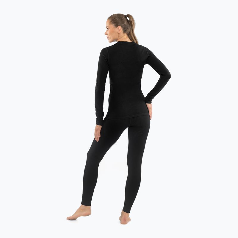 Moteriškas termo apatinio trikotažo komplektas Viking Meriboo Base Layer black 2