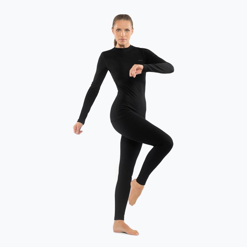 Moteriškas termo apatinio trikotažo komplektas Viking Meriboo Base Layer black 3