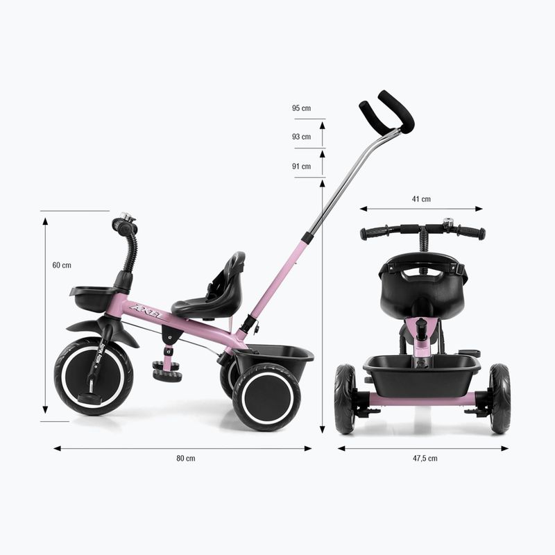 Balansinis triratukas Milly Mally Axel pink 11