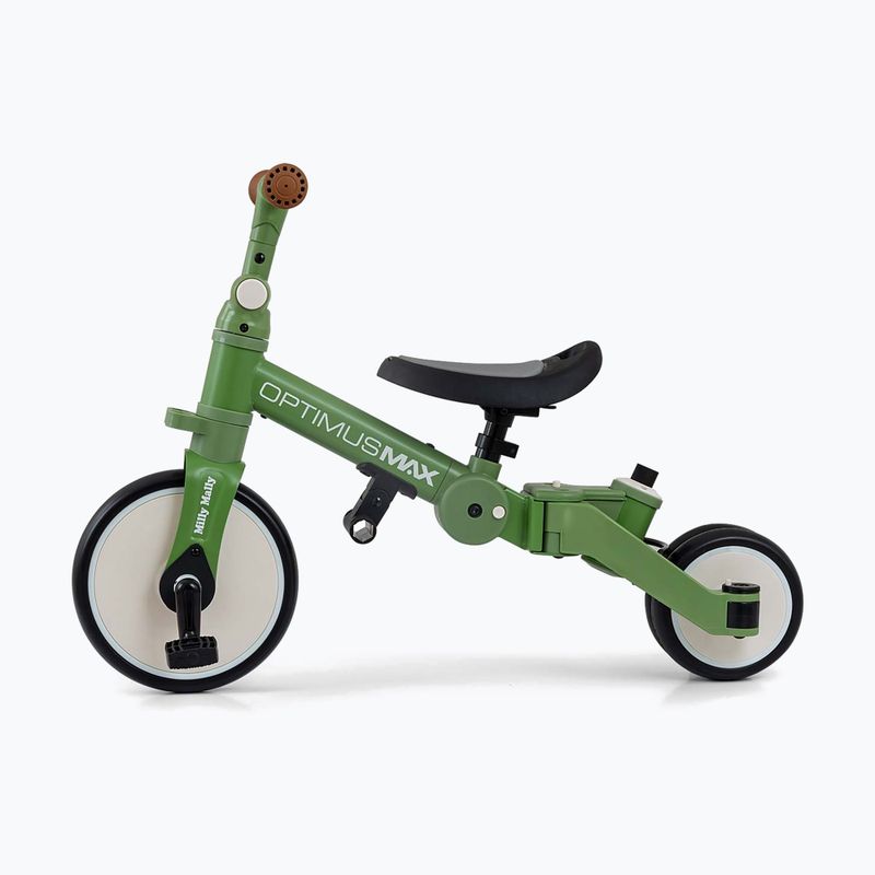 Balansinis dviratukas Milly Mally 5w1 Optimus Max green 3