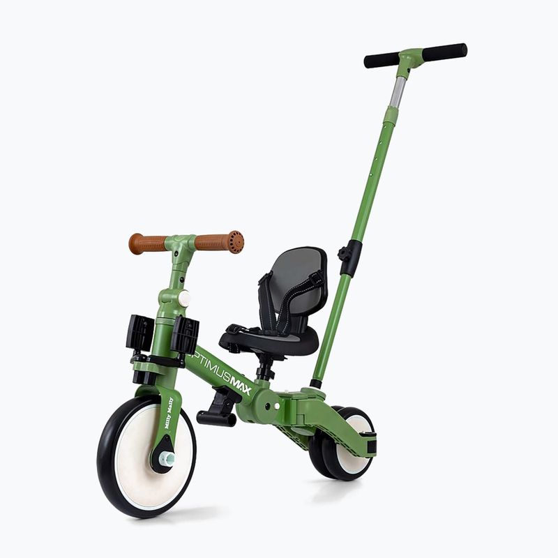 Balansinis dviratukas Milly Mally 5w1 Optimus Max green 9