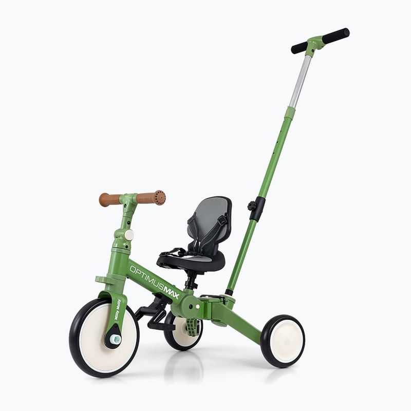 Balansinis dviratukas Milly Mally 5w1 Optimus Max green 10