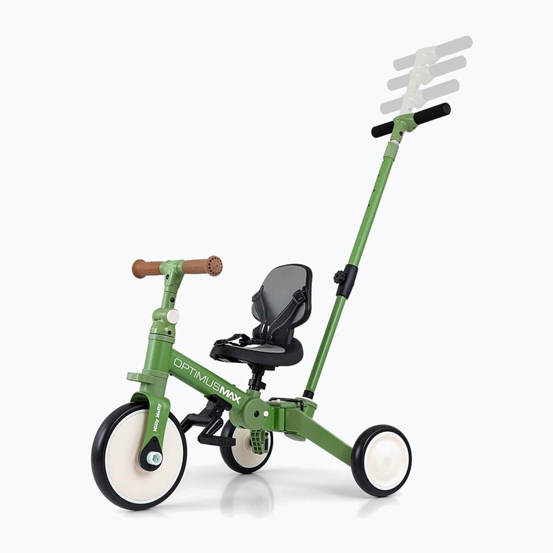 Balansinis dviratukas Milly Mally 5w1 Optimus Max green 11