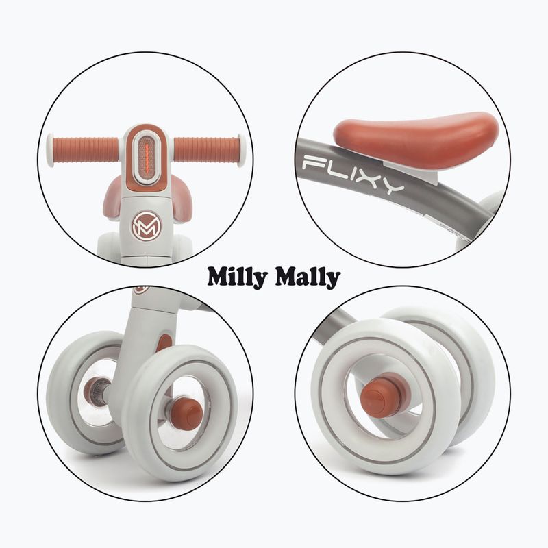 Balansinis dviratukas Milly Mally Flixy grey 9