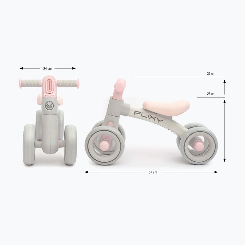 Balansinis dviratukas Milly Mally Flixy pink 2