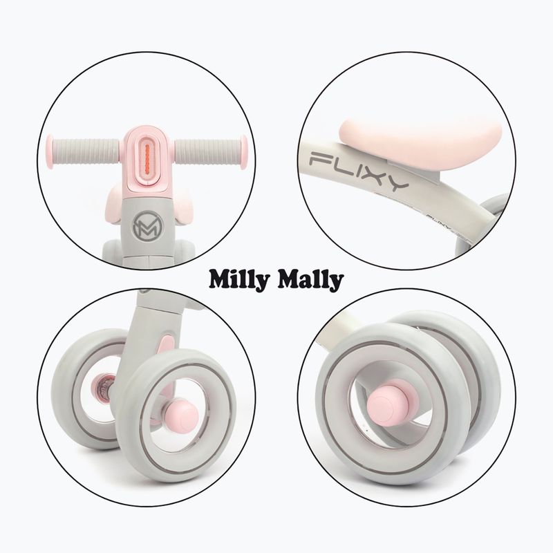 Balansinis dviratukas Milly Mally Flixy pink 13