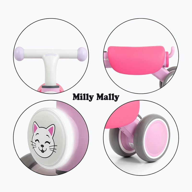 Balansinis dviratukas Milly Mally York pink 11