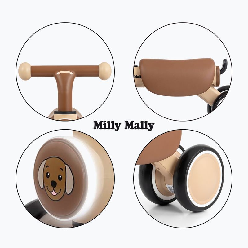 Balansinis dviratukas Milly Mally York beige 11