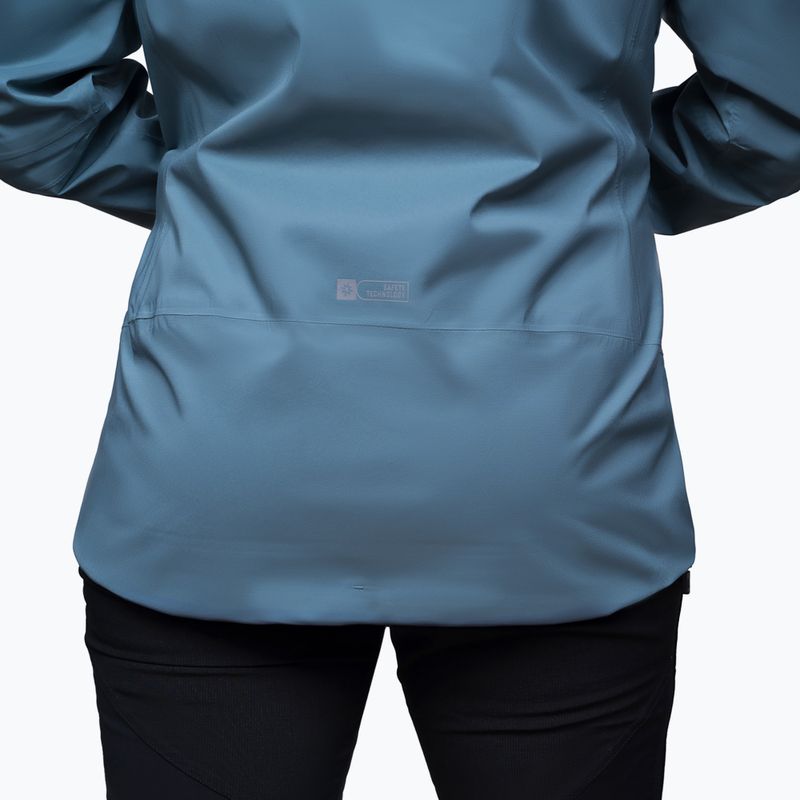 Moteriška striukė nuo lietaus Alpinus Selenga pilka/šalavijų 5