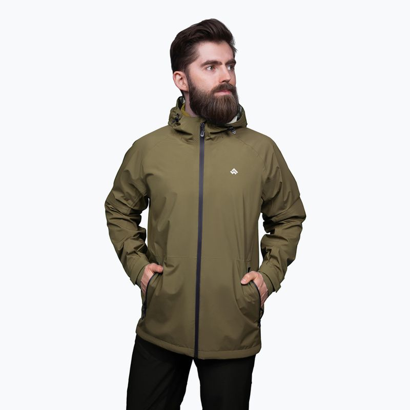 Alpinus vyriška striukė nuo lietaus Girdiman olive 3