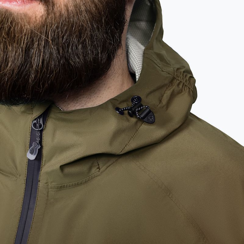 Alpinus vyriška striukė nuo lietaus Girdiman olive 6