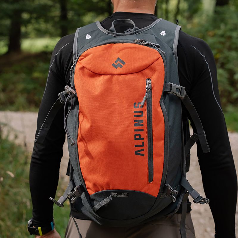 Turistinė kuprinė Alpinus Peyto 22 l orange/gray 3