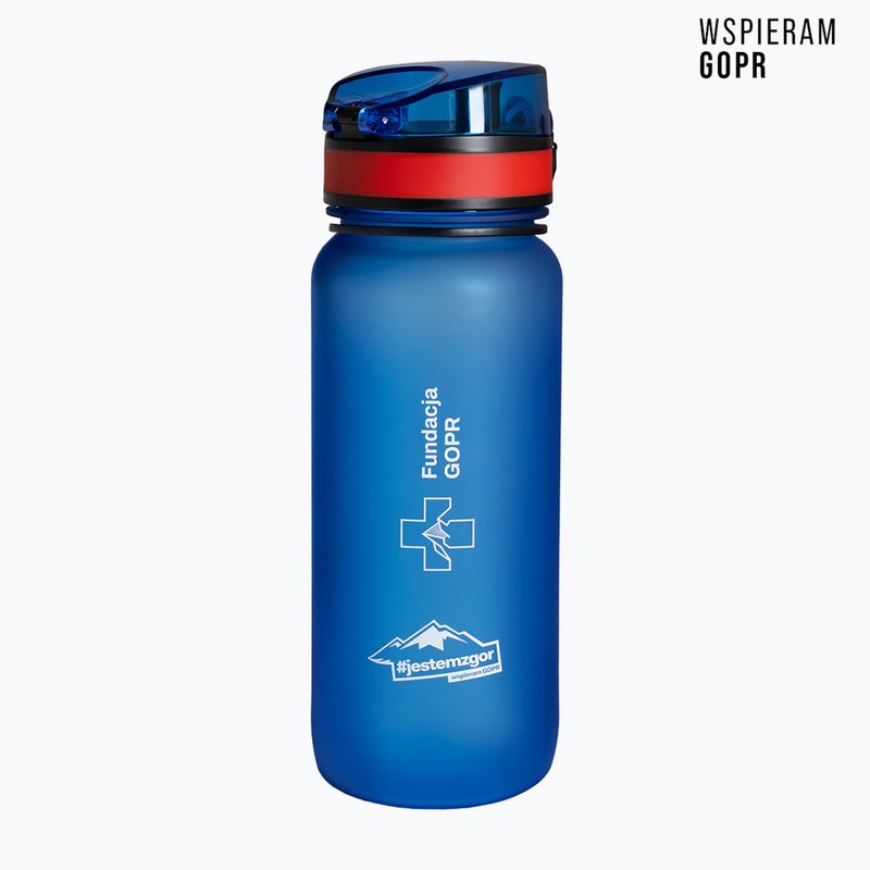 Turistinė gertuvė Alpinus Trysil GOPR Edition 650 ml mėlyna/raudona 2
